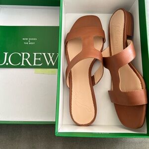 J. Crew Leather Slide Sandal